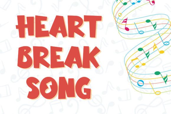 On Melody Font PNG with transparent background - Preview 6