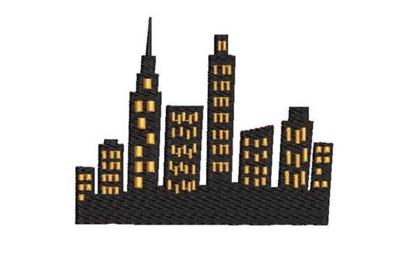 Skyline of Imaginary City