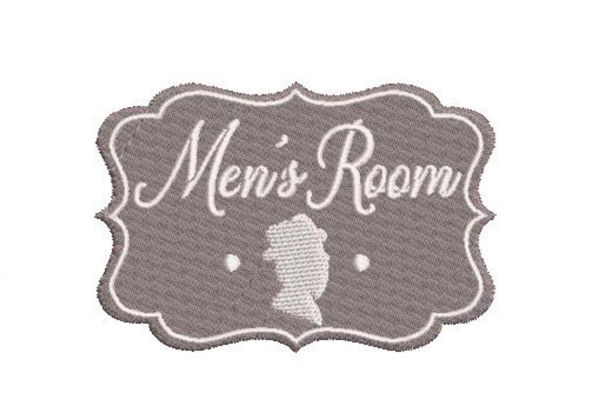 Vintage Men's Room Sign
