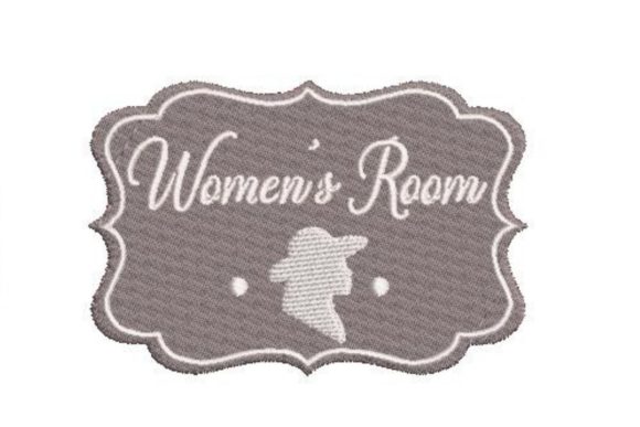 Vintage Women's Room Sign