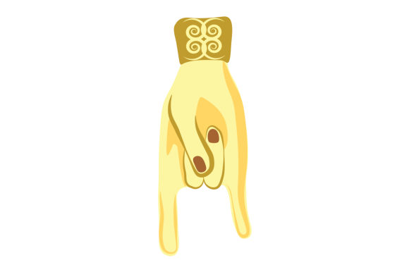 Italian Good Luck Charm Mano Cornuto Designs & Drawings File creazione per il taglio Di Creative Fabrica Crafts