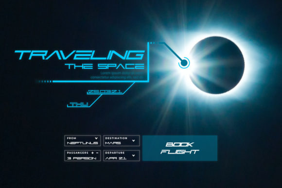 Active Space Font - Preview 2