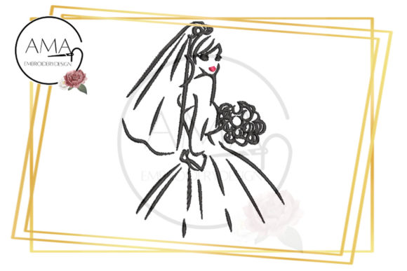 Bride Silhouette in Wedding