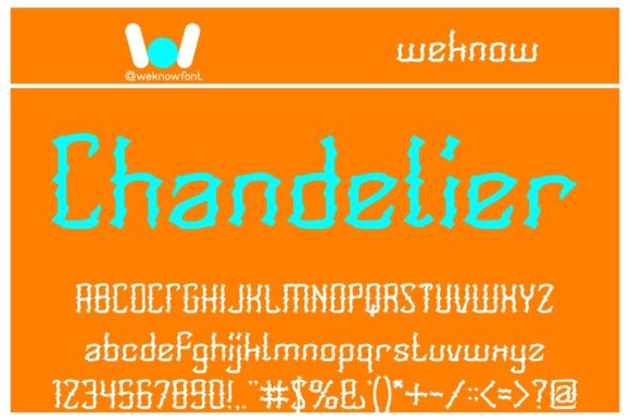 Candle Light Font - Preview 1