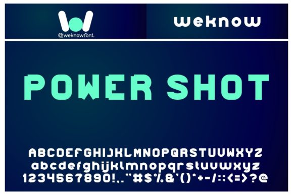 Canon Ball Font - Preview 1