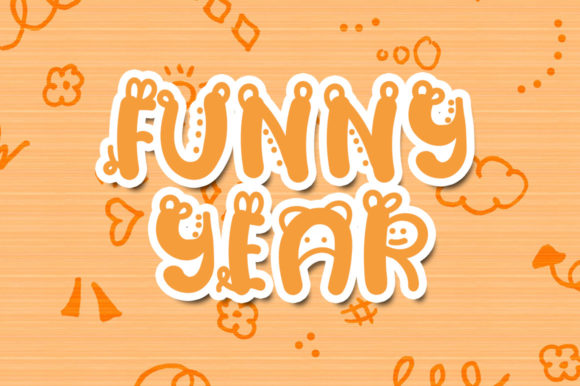 Cat Love Font PNG with transparent background - Preview 1