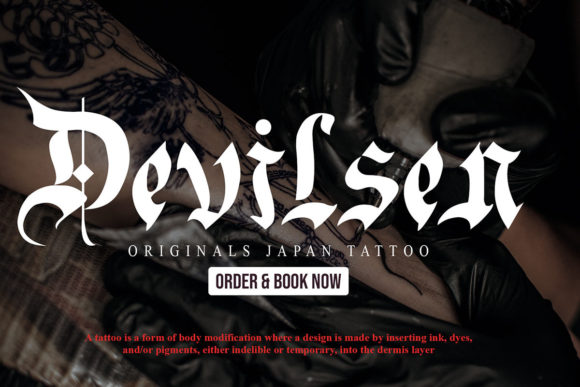 Delusion Font - Preview 1