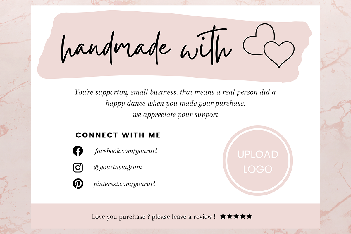 Editable Canva Template Thank You Card 5