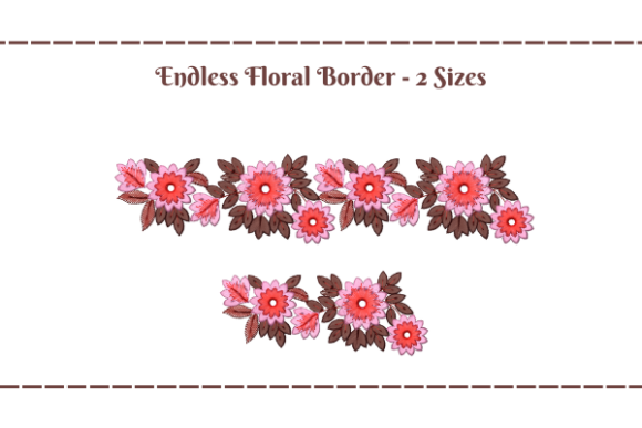 Floral Endless Border