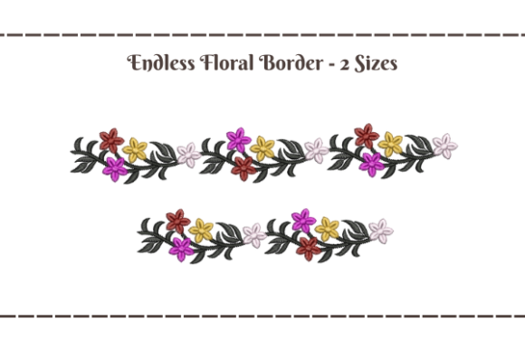 Floral Endless Border