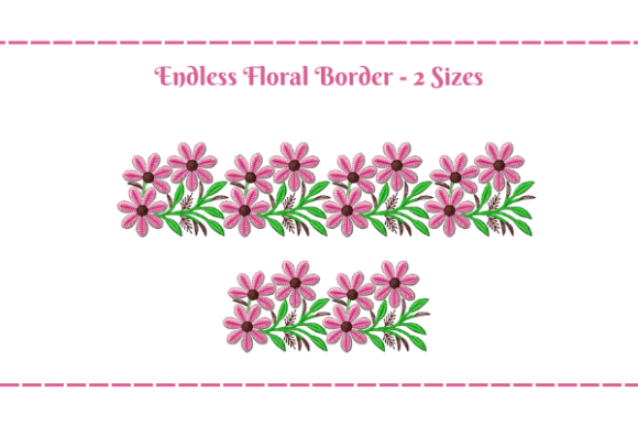 Floral Endless Border