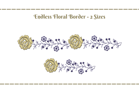 Floral Endless Border