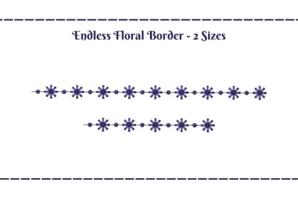 Floral Endless Border