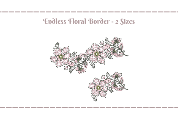 Flower Big Border Endless