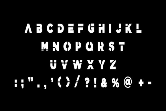 Force Army Font - Preview 2