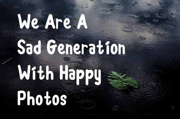 Gentle Rain Font PNG with transparent background - Preview 2