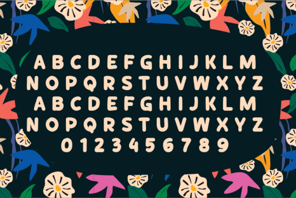 Happy Handlettering Font PNG with transparent background - Preview 1
