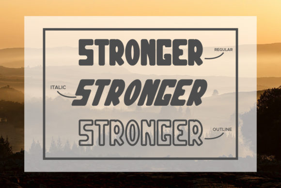 Jumps Hill Font PNG with transparent background - Preview 5