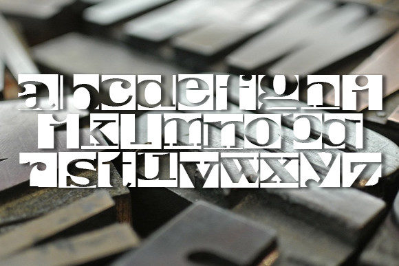 Negative Space Font font preview - 1