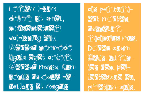 Ready for School Font PNG with transparent background - Preview 3