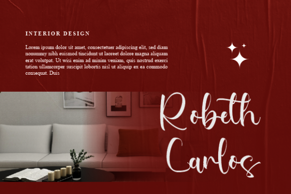 Ryndel Deirdre Font PNG with transparent background - Preview 1