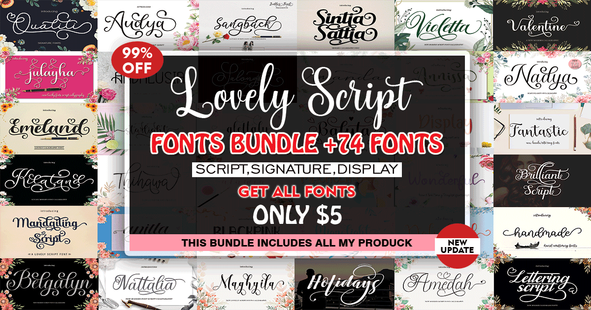 Super Big Font Bundle Bundle · Creative Fabrica