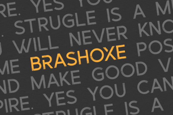 Brashoxe Font - Preview 1