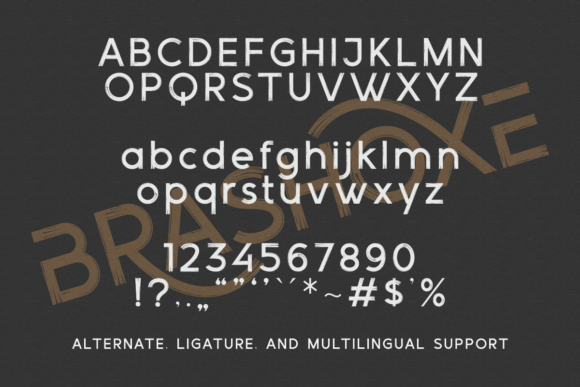 Brashoxe Font - Preview 5