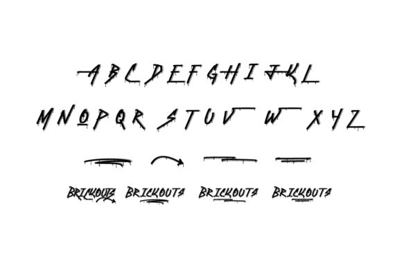 Brickouts Font - Preview 3