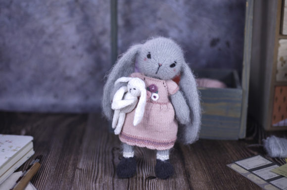 Bunny Knitting Pattern Amy