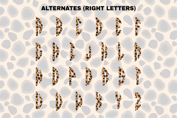 Cheetah Circle Font - Preview 3