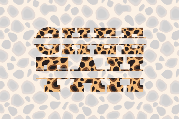 Cheetah Split Font - Preview 2