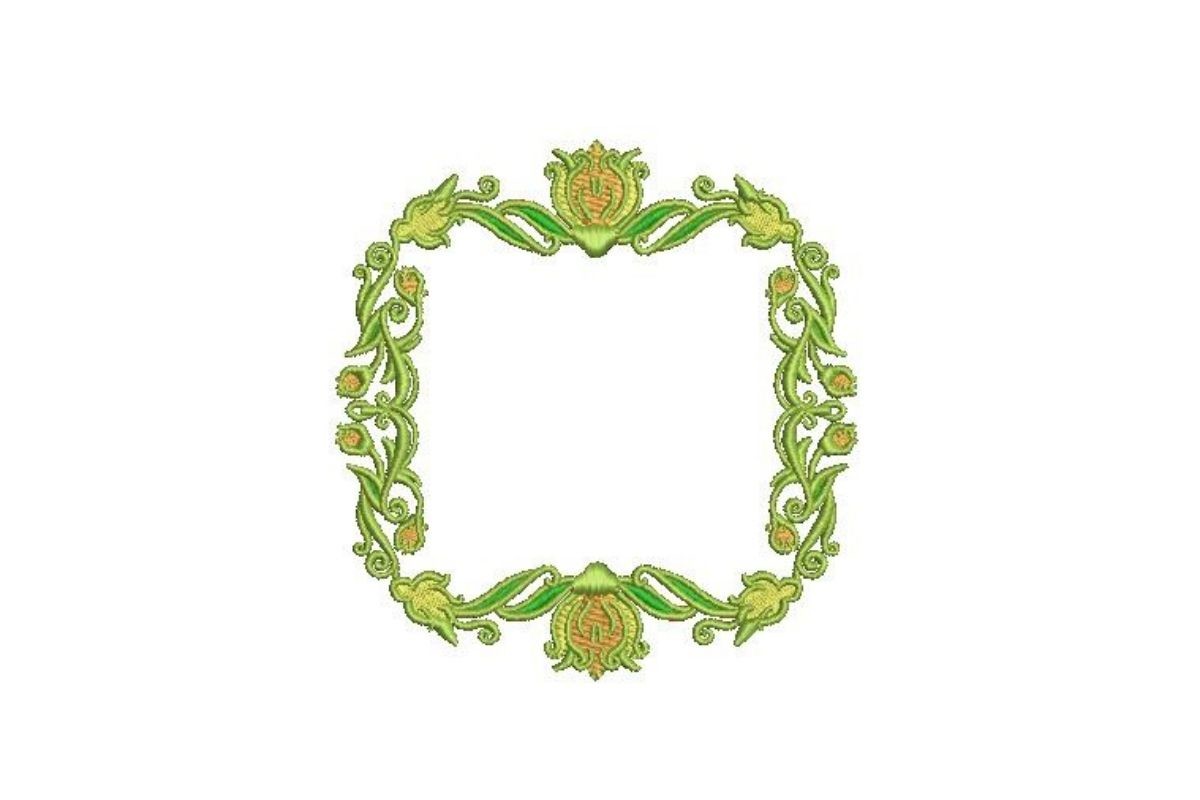 Decorative Floral Border