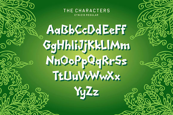 Etnizio Font - Preview 5