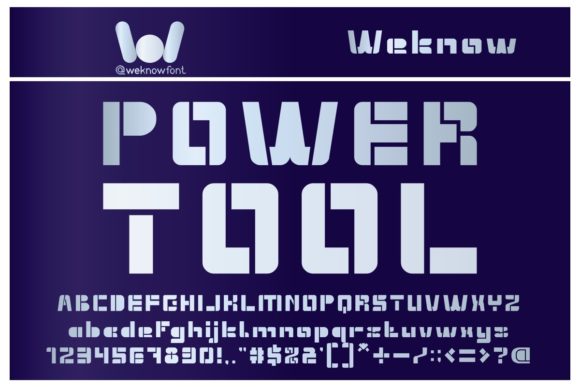 Extra Machine Font - Preview 1