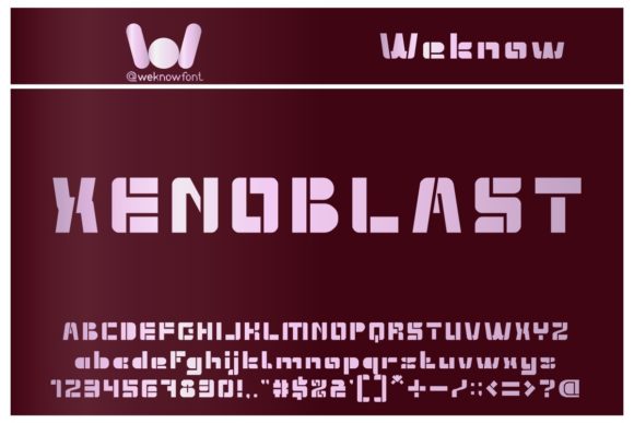 Extra Machine Font - Preview 4