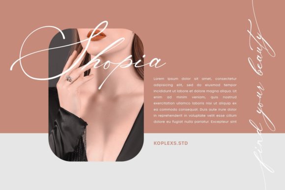 Gosseliena Font PNG with transparent background - Preview 2