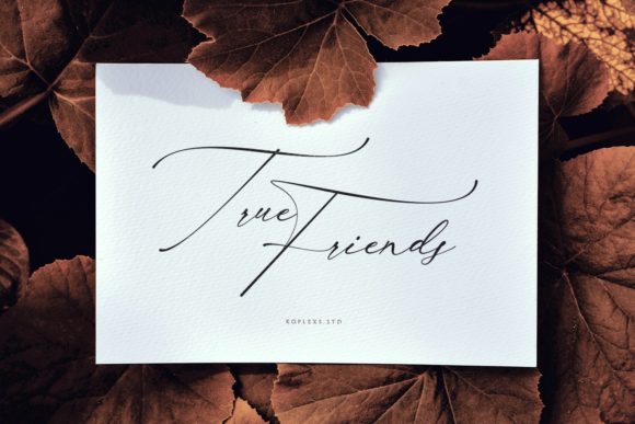 Gosseliena Font PNG with transparent background - Preview 4