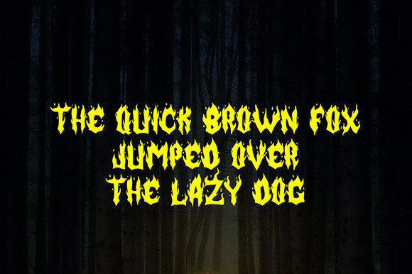 Hellbone Font PNG with transparent background - Preview 4