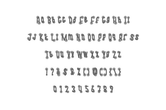 Little Jasmine Font PNG with transparent background - Preview 6