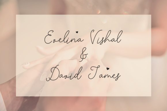 Lovely Pretty Font PNG with transparent background - Preview 3