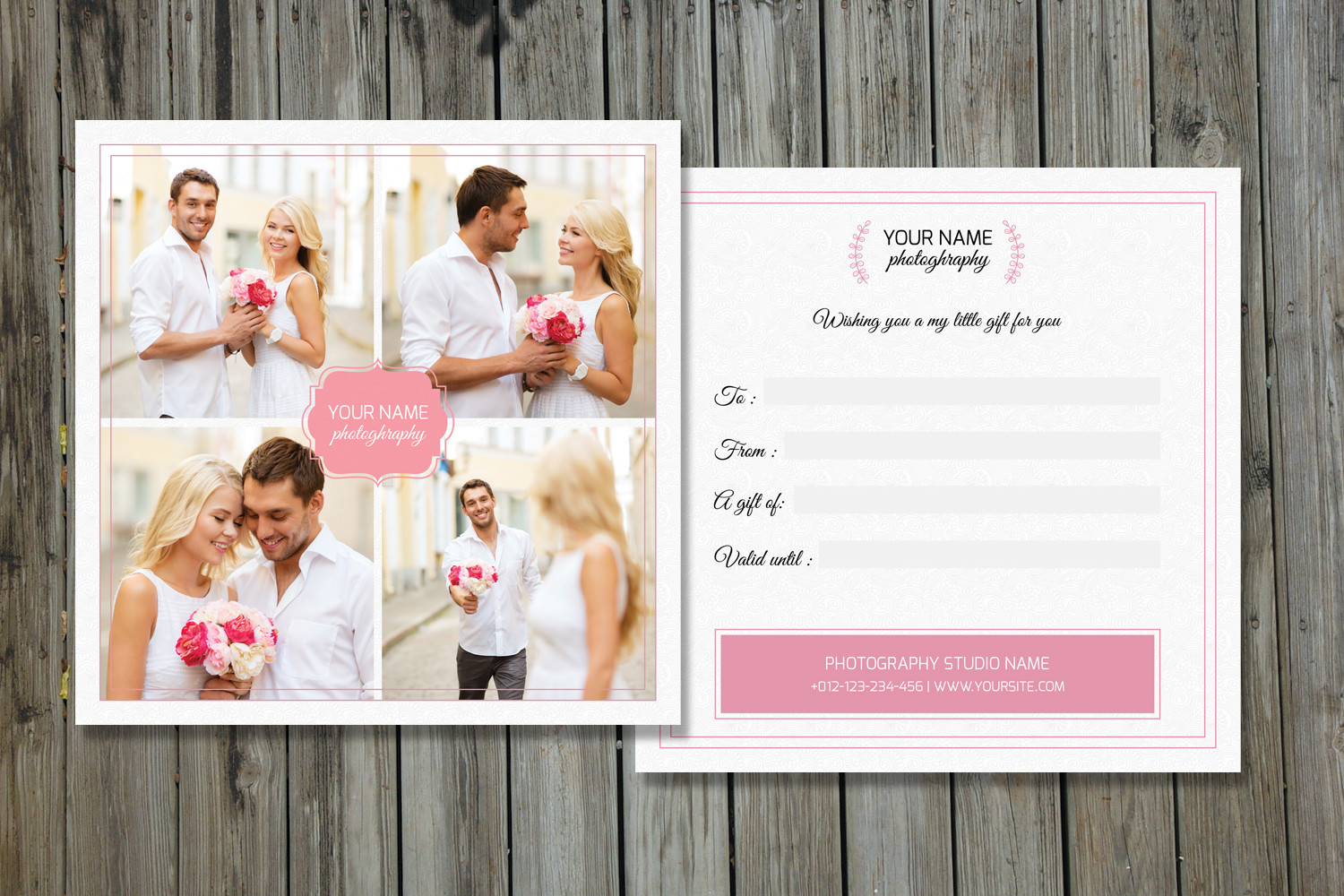 Photographer Gift Certificate