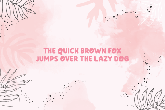 Pinky Almond Font PNG with transparent background - Preview 3
