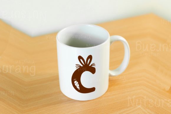 Rabbis Carrot Font PNG with transparent background - Preview 3