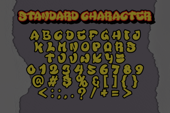Rameyon Font PNG with transparent background - Preview 1