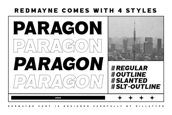 Redmayne Font PNG with transparent background - Preview 4