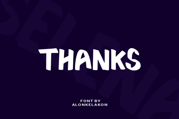 Selena Font font preview - 2