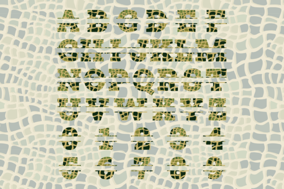 Alligator Split Font - Preview 1