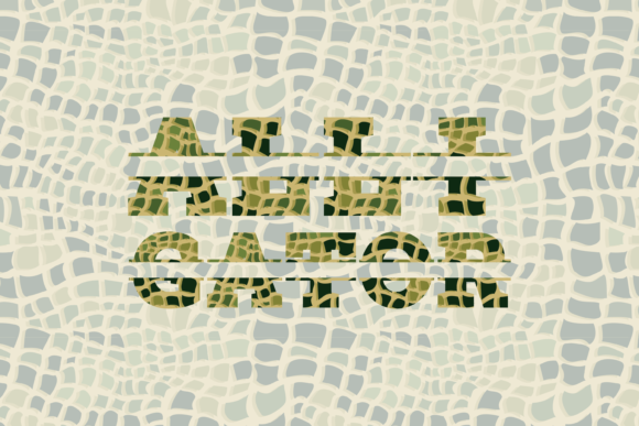 Alligator Split Font - Preview 2