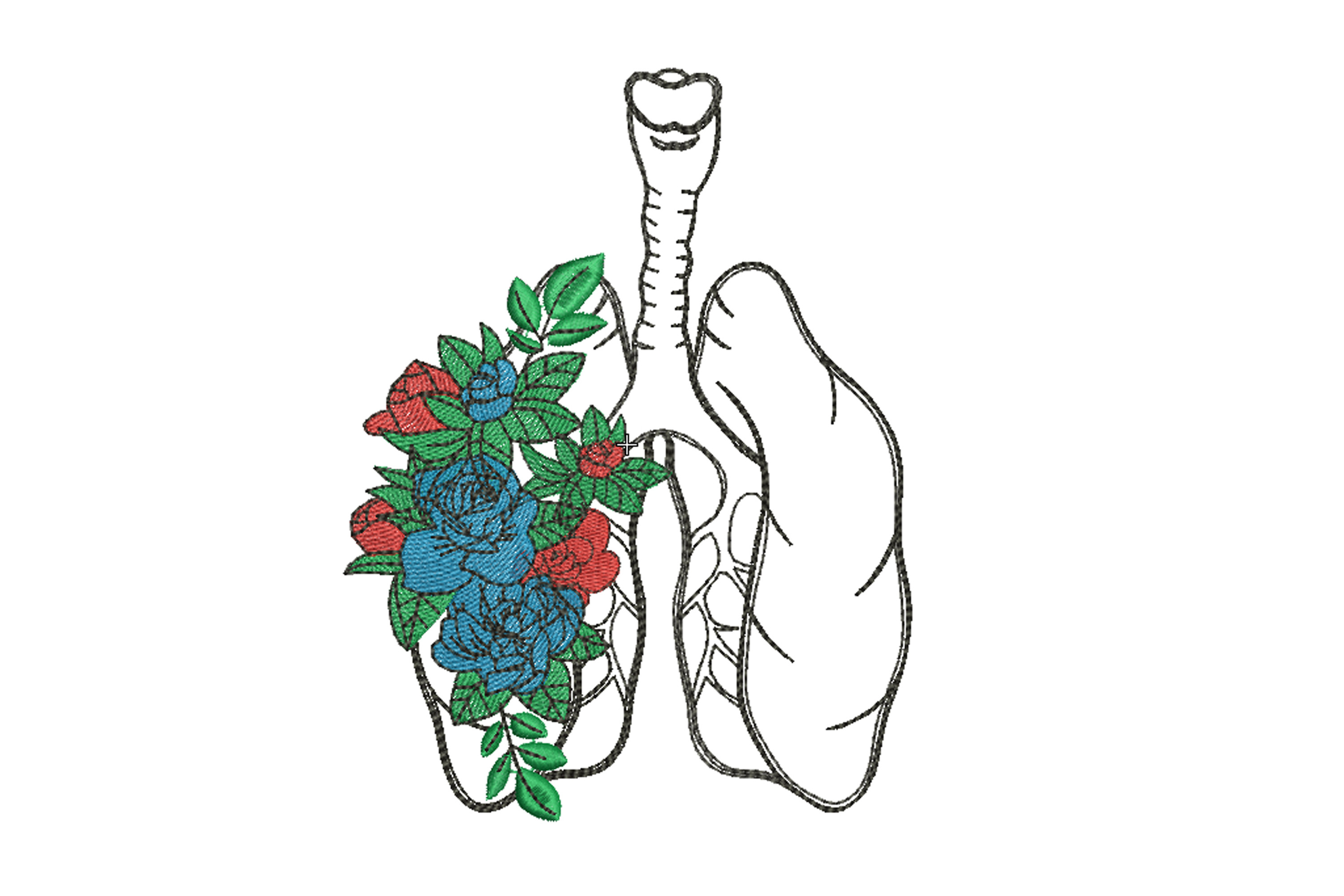 Anatomy Lungs in Flowers